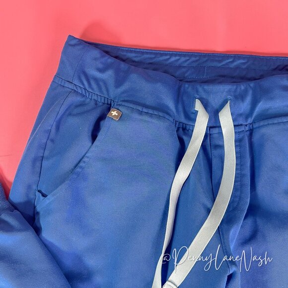FIGS Women's Zamora Jogger Scrub Pants Royal Blue - Picture 6 of 13